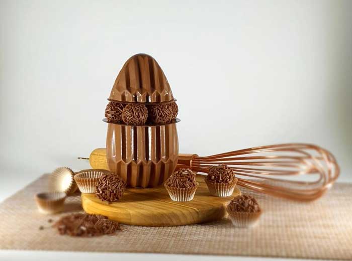 Ovo de Copo ao Creme de Brigadeiro