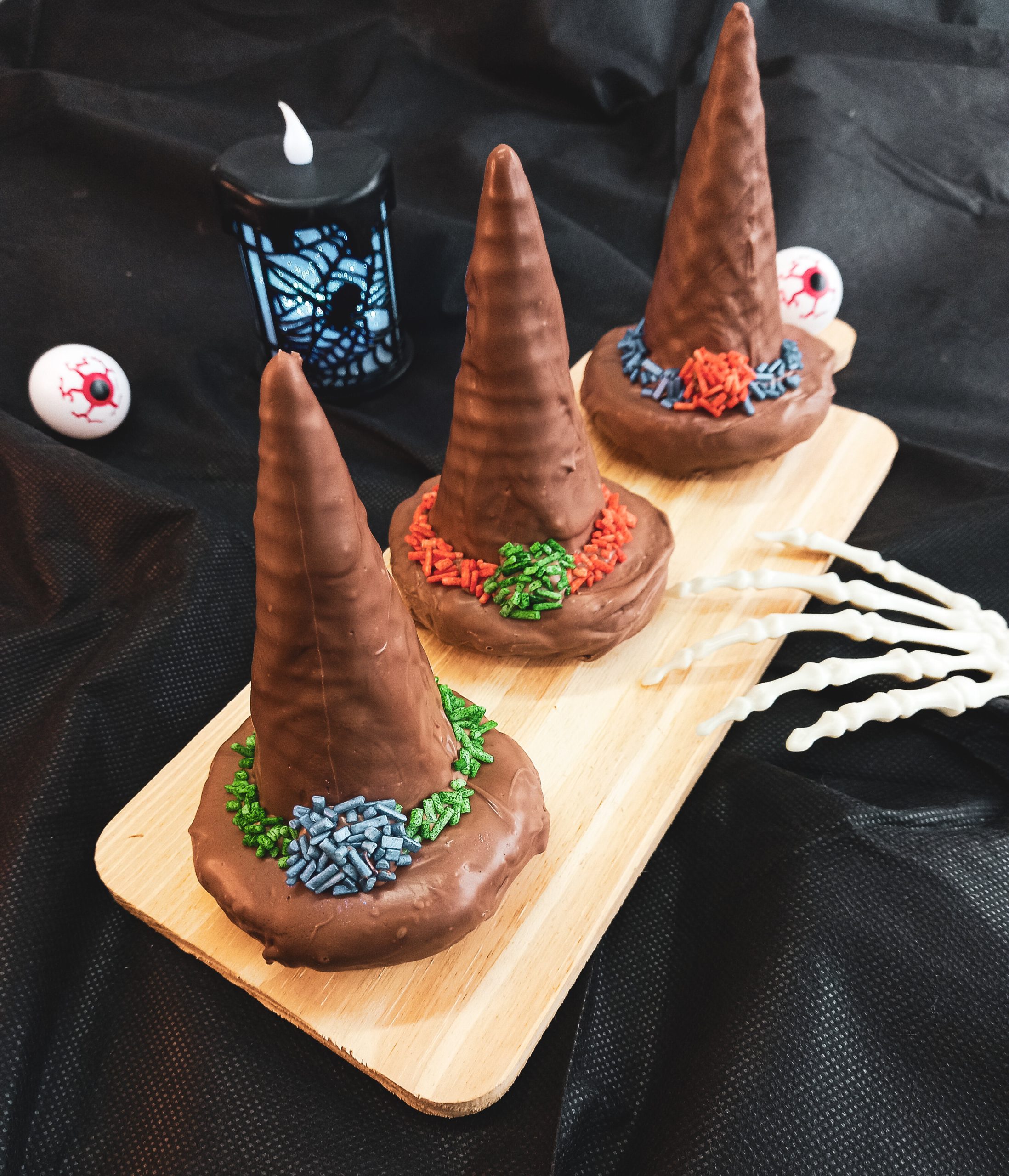 Chapéu da Bruxa Recheado de Brigadeiro