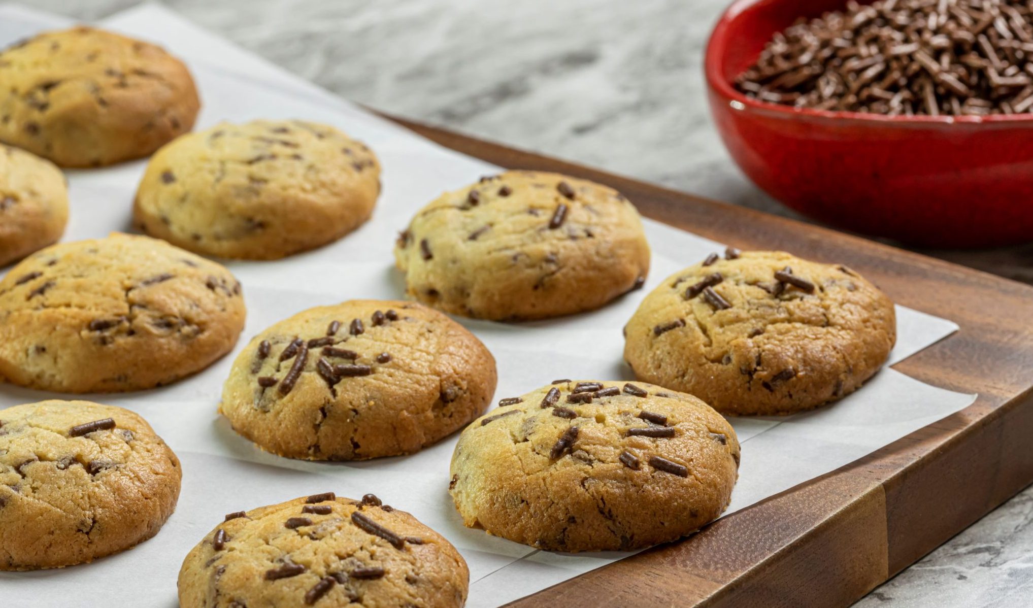 Cookies com Vermicelli