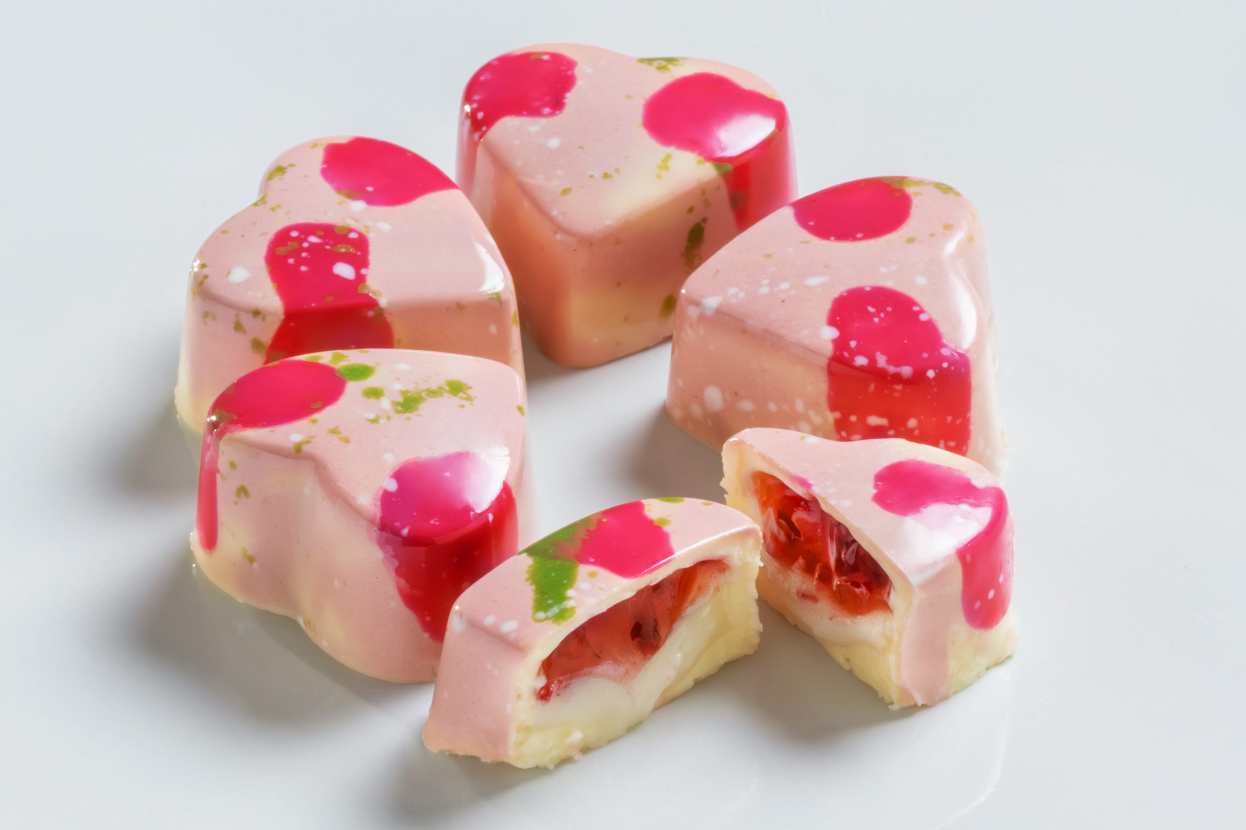 Bombons de Baunilha e Morango