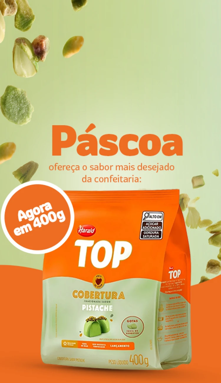 Banner: Cobertura TOP sabor Pistache